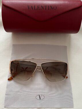 $1K Valentino Garavani 5517 V-Goldcut I VLS 113A Gold Black  Cat Eye Sunglasses Valentino Garavani | Accessories | K Valentino Garavani 5517  main image 4